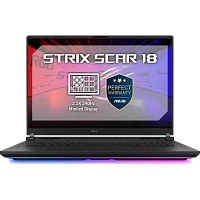 Laptop Gaming 18" ASUS ROG Strix SCAR 18 G835LXG, Off Black, Intel Core Ultra 9 290HX Plus, 64GB/2048GB, Windows 11 Home