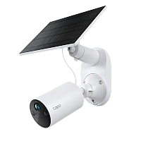 Camera de supraveghere Smart + Panou solar TP-LINK TAPO C410 KIT, Alb