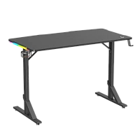 Birou Gaming Lumi GMD11E-1, Negru