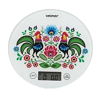 Cântar electronic de bucătărie Zelmer ZKS1611, Alb