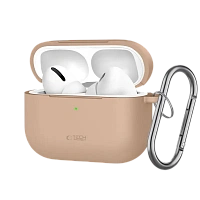 Husă pentru Airpods Tech Protect Hook Apple Airpods Pro 3, Caffe Latte