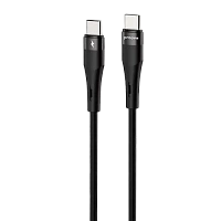 Cablu Type-C (Type-C), Proove Light Silicone Plus 60W (1m),Black