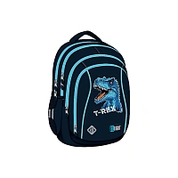 Ghiozdan scolar 32X20X43 cm St.Right Blue T-Rex