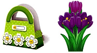 Gentuţă cu floare - set din 2 piese art.AP-38
