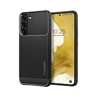Husă Spigen Samsung S22, Rugged Armor, Negru mat