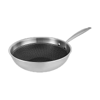 Tigaie WOK RESTO 95349, 28cm, Oțel inoxidabil