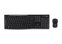 Set Tastatură + Mouse Logitech MK270, Fără fir, Negru