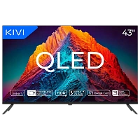 43" QLED SMART TV KIVI 43U770QB, 3840x2160 4K UHD, Android TV, Negru