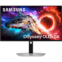 27" SAMSUNG Odyssey G80SH,Silver,OLED,3840x2160,240Hz,FreeSync,0.03msGTG,1000cd,HDR10,DP+HDMI+USB+Ty