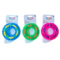 Jucarie pentru caini Dogs "Inel" 12.5 cm, 3 culori