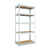 Rafturi Budget OM, 180x90x40 Metkas, 175 kg/raft, 5 polite, MDF, galvanizat, metal