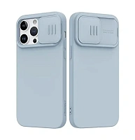 Husă Nillkin iPhone 14 Pro, CamShield Silky Silicone, Star Gray