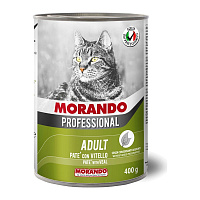 MORANDO conserve de pate pentru pisici Professional Gatto  PATE Vitello 400g