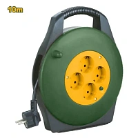 Derulator cablu electric prelungitor pe tambur 10 m 3x1.5 mm² 4 prize Jadever JDEJ8375