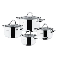 Set de vase Ardesto AR1908PS, Oțel inoxidabil