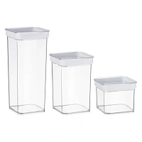 Set de containere Ardesto AR4103FT, Transparent