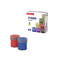 Set de vopsea de guase ErichKrause 9 culori, 17 ml