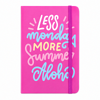 Carnet A6 Dictando, 96 Foi, Coperta Tare cu Elastic, Notebook Compact pentru Notite, Scoala, Facultate si Birou, Model NC6069