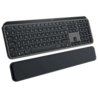Tastatură Logitech MX Keys S Plus, Cu fir / Fără fir, Grafit