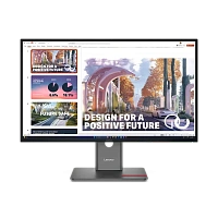 27" Monitor Lenovo ThinkVision P27QD-40, IPS 2560x1440 WQHD, Negru