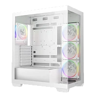 Carcasă PC Deepcool CG580 4F V2, Midi-Tower, Fără PSU, Alb