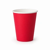 Pahar din hirtie 166ml ROSU d70 (50 buc)