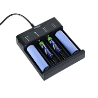 Încărcător Acumulatori Energenie BC-USB-02, Negru
