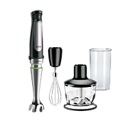 Blender de mână BRAUN MQ7035X, Negru | Argintiu