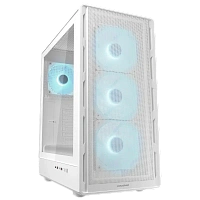 Carcasă PC Cougar Airface Pure PRO White, Midi-Tower, Fără PSU, Alb