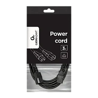 Cablu de alimentare Cablexpert PC-189-VDE-3, 3 m, Negru