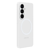Husă Samsung Silicone Magnet Case pentru Galaxy S26, Alb