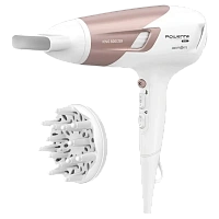 Uscător de păr Rowenta Studio Dry Glow CV5830F0, 2100 W, Alb | Roz