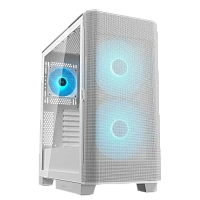 Carcasă PC Cougar Airface FLO RGB, Midi-Tower, Fără PSU, Alb