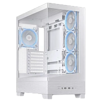 Carcasă PC ASUS A31 PLUS TG ARGB, Midi-Tower, Alb
