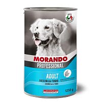 MORANDO Hrană umedă  pentru caini Bocconcini Morando Cane Tonno Adult 1250g