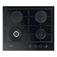 Plită pe gaz Whirlpool GOFL 629/NB1, Negru