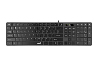 Tastatură Genius SlimStar 126, Cu fir, Negru