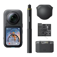 Camera Action Insta360 X6 Essentials Bundle, Midnight Black