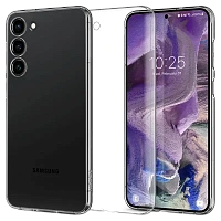 Husă Spigen Samsung S23, Airskin, Crystal Clear