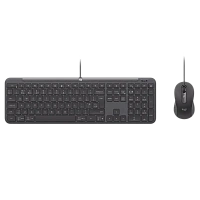 Set Tastatură + Mouse Logitech Signature Slim MK620, Cu fir, Negru