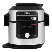 Aparat de gătit multifuncțional sub presiune Ninja OL750EU, Argintiu | Negru