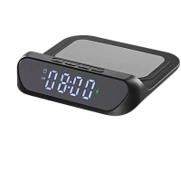 Ceas cu alarmă Cellularline Smart Clock, Negru