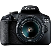 Aparat foto DSLR Canon EOS 2000D & EF-S 18-55mm  f/3.5-5.6 IS II KIT