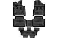 HYUNDAI Santa Fe V (MX5), 2023-2026, 7 locuri. Covorase din poliuretan pentru interior.