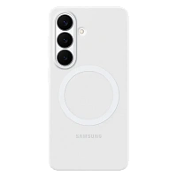 Husă Samsung Silicone Magnet Case pentru Galaxy S26, Alb