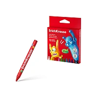 Set de creioane de ceara ErichKrause Jolly Friends 8mm, 12culori