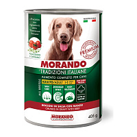 MORANDO  Hrană umedă  pentru cainiMORANDO LE TRADIZIONI ITALIANE Cane BEEF (Carne de vită)405g