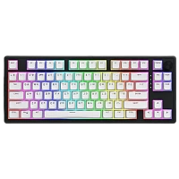 Tastatură HATOR Skyfall 80, Cu fir / Fără fir, Negru | Alb
