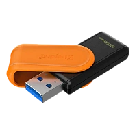 Memorie USB Kingston DataTraveler Exodia S, 256GB, Negru | Portocaliu
