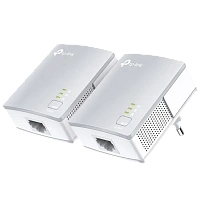 Powerline Adapter  TP-LINK TL-PA4010 KIT, AV600, 600 Mbps, Alb